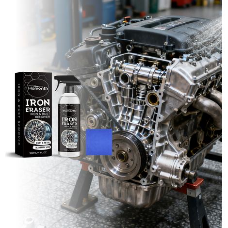 Auto-Rostreiniger für die tägliche Reinigung von Metallfelgen – Entfernt Rost und Schmutz, verleiht Glanz – 120 ml + 1 Tuch -- BIEMMEDUE (1/5)