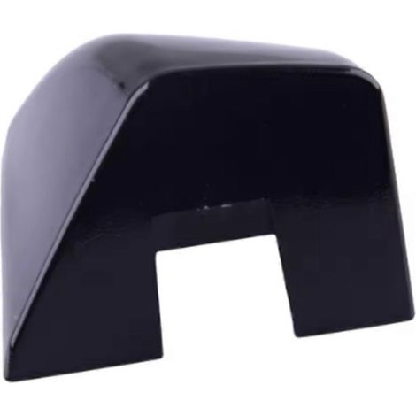 Cache-cylindre de serrure de poignée de porte extérieure avant gauche noire en plastique, compatible avec Porsche Cayenne 2011, 2012 et 2017 (1/5)
