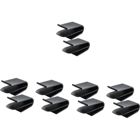 5 Ensembles Clip De Ventilation Accessoires De Climatiseur Accessoires De Ventilation De Voiture Degisements Auto Clips De Ventilation De Voiture Eva Black 2 Pièces  5 (1/5)