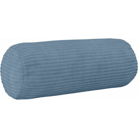 vidaXL Funda de almohada 6 pcs HEERLEN Azul Ø 15 x 40 cm pana (1/2)