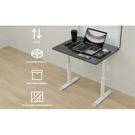 Bureau d’étude réglable pour enfants et adultes – bureau multifonction à hauteur réglable pour la maison et le bureau, design compact (1/5)