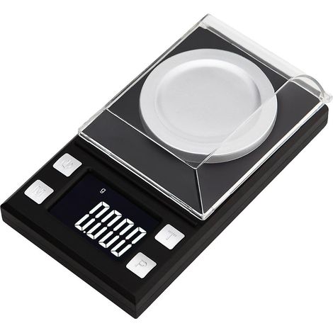 Digital Pocket Scale 100g/ 0.001g, Portable Jewelry/Powder/Small Herb Scale with 6 Units/LCD Display