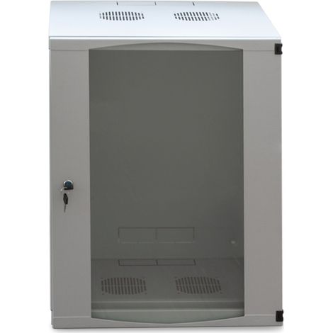 LOGILINK Boîtier mural 19" W15F64B, monobloc, 15 U, gris clair