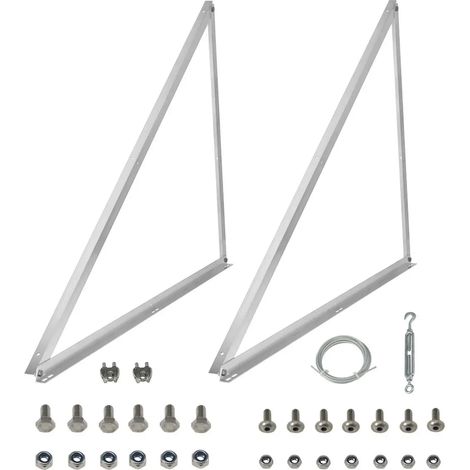 Bosch Accessori per tecnologia solare FK 10 Set base per montaggio inclinato verticale, 7735600498