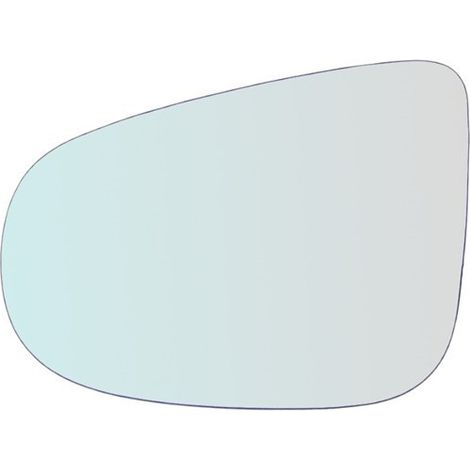 Vetro specchio retrovisore lato sx per volkswagen touran ii (1t3) dal 2010-2015 (1/5)