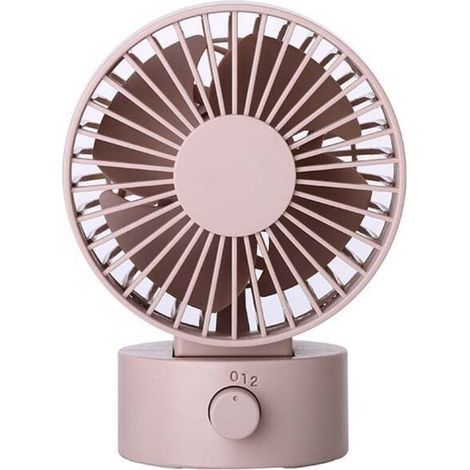 Mini ventilateur de bureau USB, 102×79×138 mm, format de paume, silencieux, trois vitesses de ventilation, un compagnon de refroidissement portable (FMY)-AquaForge (1/3)
