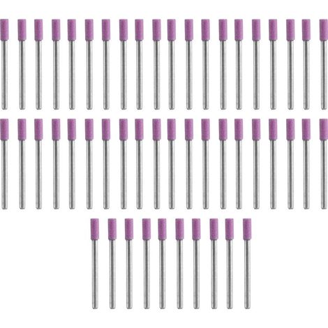 Ensemble de 50 meules à aiguiser pour outils rotatifs avec tête abrasive de 4 mm (1/5)