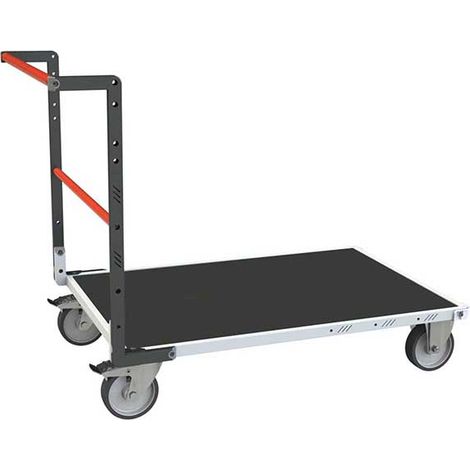 Modularer Plattformwagen mit 1 Rückenlehne - Rutschfeste Platte 1115x750mm - Tragkraft 500kg - 806724631