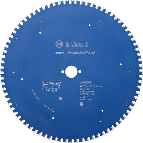 Blade Of Circular Saw.Expert Sp 355X2,6X30Mm Z80 Tf Bosch