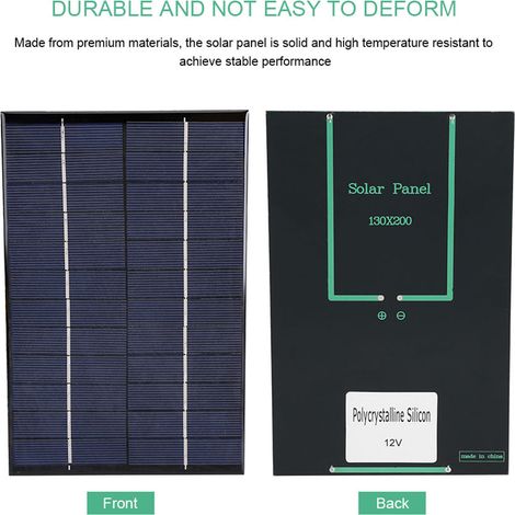 4,2 W 12 V Mini-Solarpanel aus Polysilizium für den DIY-Bausatz – Tragbares Leistungsmodul – Akkuladegerät (1/5)