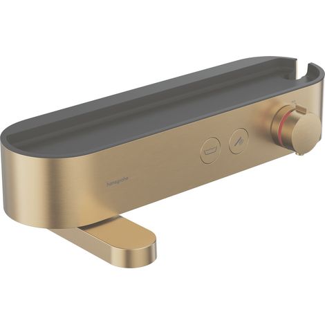 Hansgrohe ShowerTablet Select - Thermostat-Badewannenarmatur, Bronze gebürstet 24340140 (1/5)