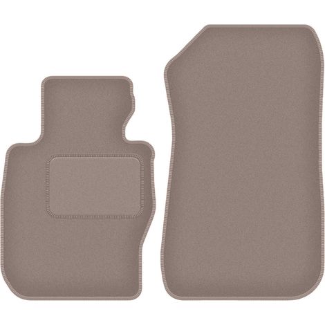 Alfombrillas delanteras para BMW Serie 3 E92 xDrive Coup茅 (2004-2011), color beige. (1/5)
