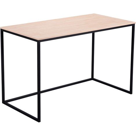 Mesa de escritorio Mia Roble salvaje - Negro 120x60 (1/5)