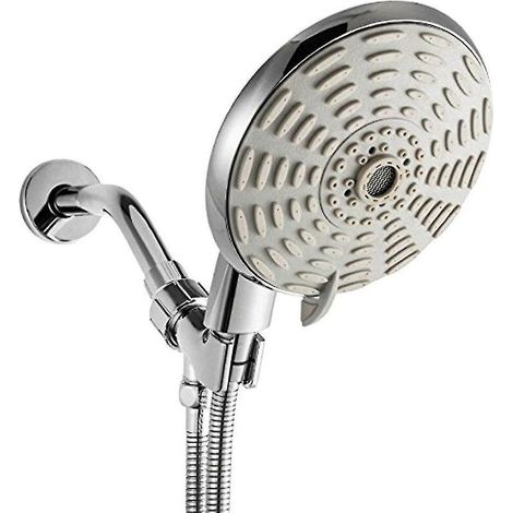 6-inch High Pressure Handheld Shower Head Set with Powerful 8-Function Shower Spray (1/5)