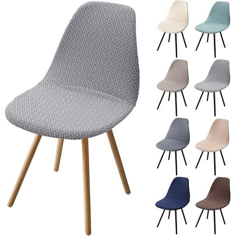 Scandinavian Stretch Chair Cover for Dining Room Chair Seat Cover (1/4)