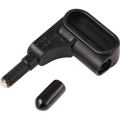 VOLTCRAFT MSS-120 Pointe de contrôle magnétique femelle 4 mmCAT III 1000 V, CAT IV 600 Vnoir1 pc(s) W299563