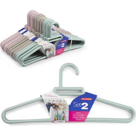 PERCHA PLASTICO SET-2