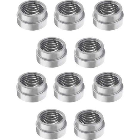 Kit de 10 bouchons à souder M18x1,5 pour sonde lambda (capteur d'oxygène). (1/5)
