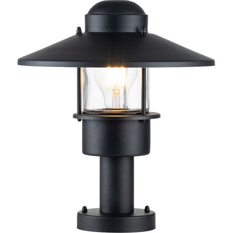 Elstead Klampenborg Lampada da esterno con piedistallo nero, IP44 (1/4)