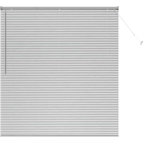 Maison Exclusive - Persianas venecianas Manual Plateado 175 x 155