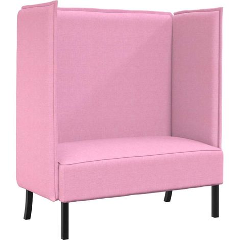 Canapé,Sofa pour Salon,Banquette à Haut Dossier Rose 109 x 56 x 121 cm tissu CFW329311 (1/5)