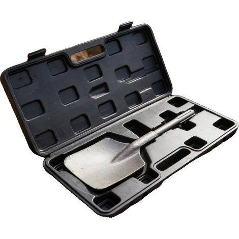 Pelle, Acier au Chrome 40Cr, 18 400 130mm, Poids Net 1,3 kg, Pour Briser le Béton, Pour Matériaux de Haute Dureté (1/5)