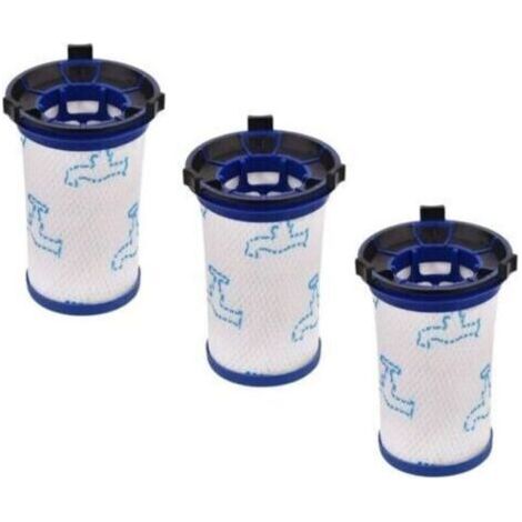 Filtre de Remplacement HEPA Lavable pour Rowenta/Tefal Air Force 360 RH90/TY90 (Alternative ZR009001) - 3 Filtres + 1 Brosse Nettoyage (1/4)