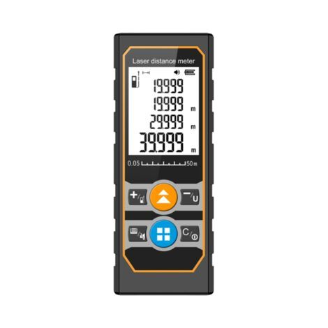 Laser Measure, outil de mesure laser 50M avec capteur d'angle, unités multiples Ft/in/M, mode longueur/aire/volume/Pythagore (1/5)