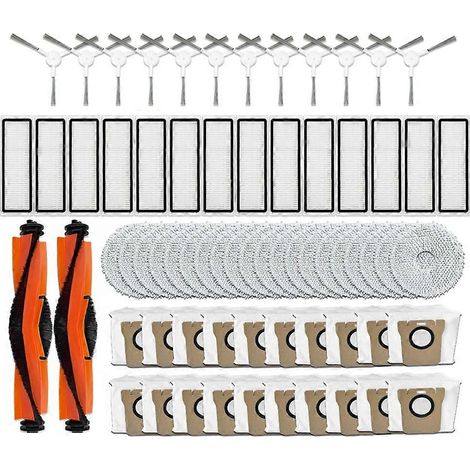 Ersatzteile für Xiaomi Mijia Omni 2 C102CN, B101CN, B116, BB116CN, X10+, X20+ Plus Wischmopps: Hauptbürste, Filter, Reinigungsbeutel (1/5)