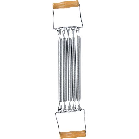 Lot de 2 Extenseurs de Poitrine Amovibles - Poignées en Bois, Équipement de Musculation Domicile pour Exercices de Renforcement Musculaire (1/5)