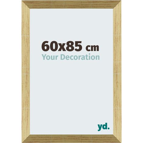Cadre Puzzle 60x85 cm - Or Brillant - MDF - Mura.