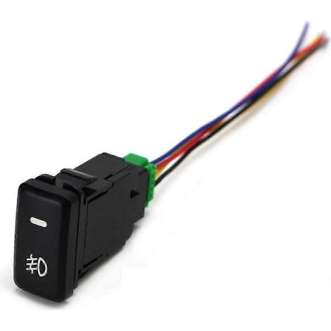 Interrupteur de phares antibrouillard étanche à 4 fils, compatible avec la lumière blanche, pour conversion automatique. (1/5)