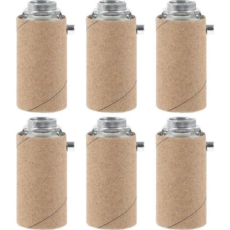 Lot de 6 douilles E12 de rechange pour ampoules de type candélabre, pièce détachée pour la fabrication de lampes. (1/3)