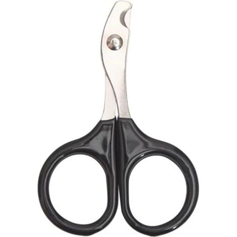 Coupe-ongles pour animaux de compagnie noir, 1 pièce, outil de qualité, en acier inoxydable, pour chiens et chats. (1/4)