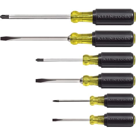 Lot de 6 tournevis et ergonomique assortis (1/5)