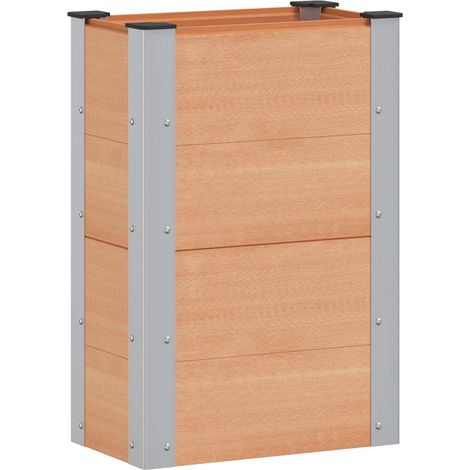 vidaXL Garden Raised Bed Brown 50 x 30 x 72 cm