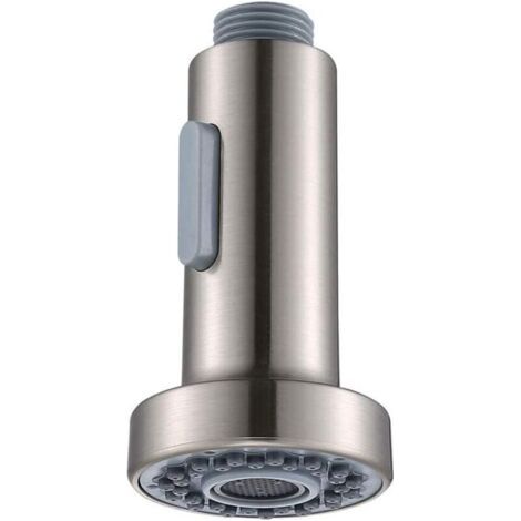 Pommeau de douche de rechange en argent pour robinet de cuisine, bec de robinet de cuisine (1/4)