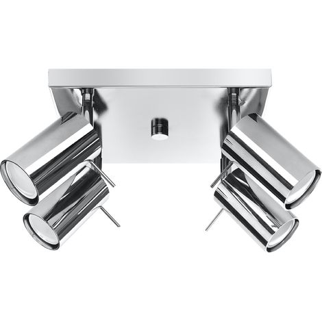 RING 4 chrome ceiling lamp (1/5)