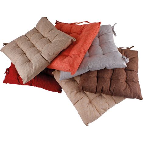2er Stuhlkissen 40x40cm rot-MYW52583-Rot-2er (1/2)