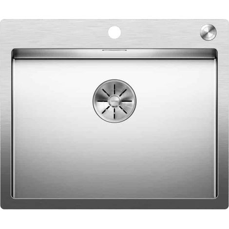 Evier Blanco Claron 550-IF/A Inox InFino - Inox Lisse (1/4)