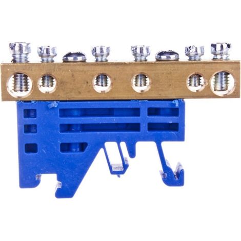 Anschlussklemme 2x16mm2, 4x4mm2 blau PE Z-3101 84004003