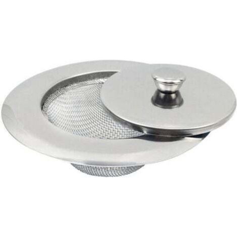[NEVER USED] 2-piece stainless steel sink strainer, 11.5 cm drain strainer, sink strainer, kitchen sink strainer