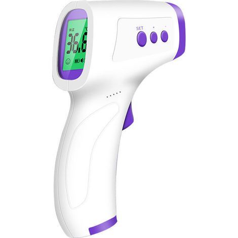 Medizinisches Infrarot-Thermometer, tragbares Stirnthermometer, geeignet für Babys und Erwachsene, mit LCD-Bildschirm. (1/5)