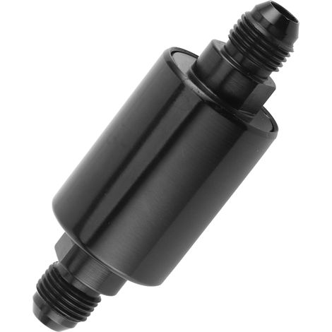 Hochleistungs-Kraftstofffilter aus Aluminium, 100 Mikron, waschbar und wiederverwendbar, AN6-Anschluss, universell, hoher Durchfluss, für Pkw.