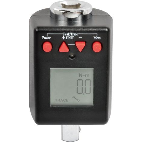 SW-Stahl 03927L Digitaler Drehmomentadapter, 3/8 Zoll 27-135 Nm I Drehmomentadapter digital I Genauigkeit +/- 2% I für Rechts- und Linksanzug