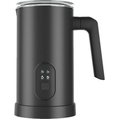 Mousseur à lait entièrement automatique - Mousseur à lait - Mousseur à lait électrique - Mousseur multifonction - Machine à mousser pour Latte Art - Noir (1/5)
