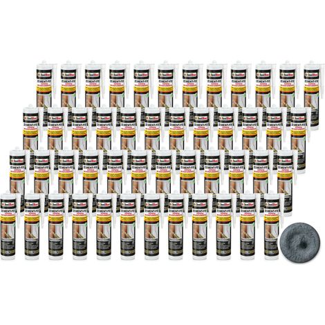 Malta sigillante e riparatrice IsolBau Zement-Fix, grigio scuro, 48 x 300 ml (1/5)