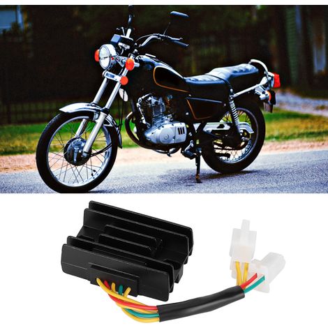 Régulateur-redresseur de tension pour Suzuki GN125 1982-83 91-97 GZ250 1999-00 02-10 (1/5)