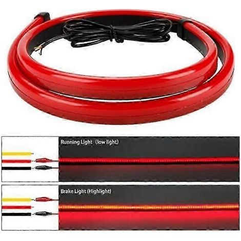Feu stop LED 90/100 cm pour voiture, feu stop surélevé universel, accessoire auto, éclairage LED (1 pièce) (1/4)