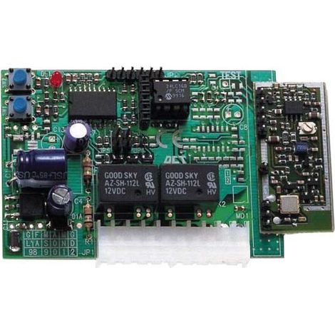 Récepteur radio BFT CLONIX 2 – 2 canaux 433.920 MHz – Carte embrochable pour motorisation – Compatible avec systèmes BFT